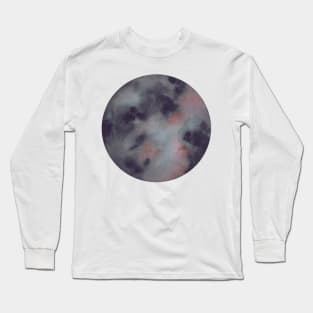 Moon watercolor Long Sleeve T-Shirt